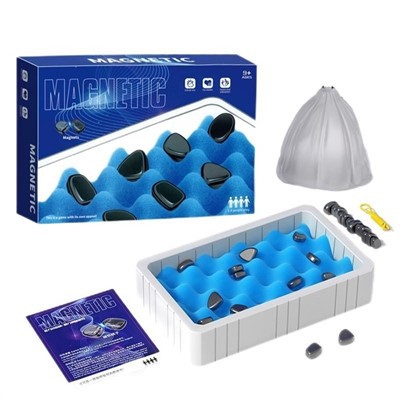 Lasten opettavainen magneettishakkipeli